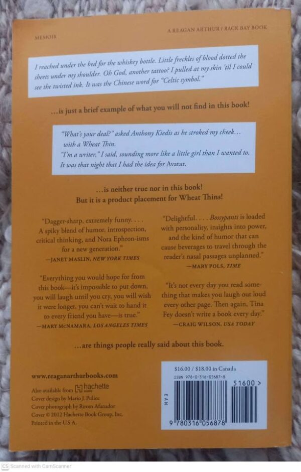 Bossypants — Tina Fey secondhand book