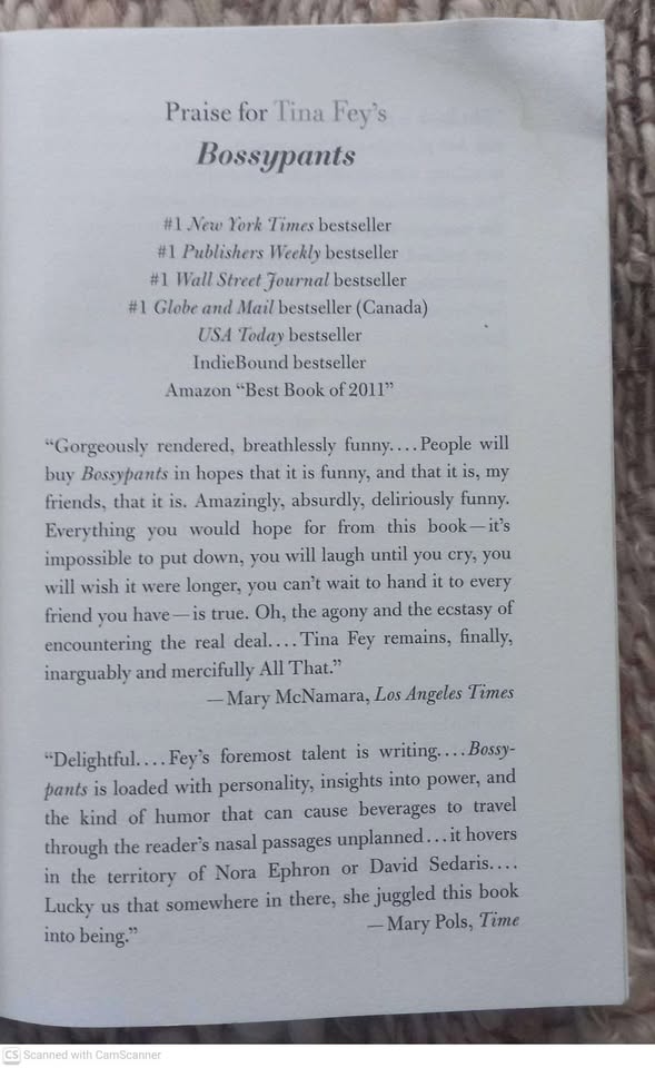 Bossypants — Tina Fey secondhand book