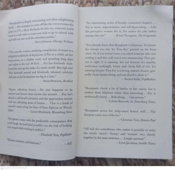 Bossypants — Tina Fey secondhand book