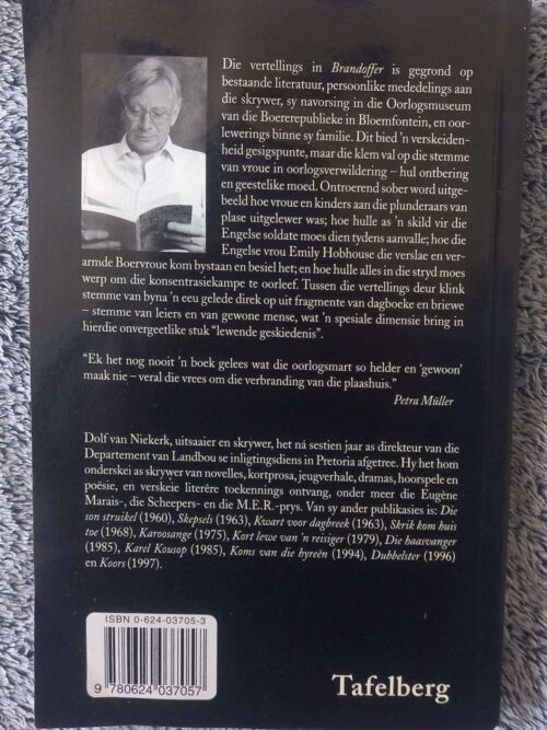 Brandoffer — Dolf Van Niekerk secondhand book