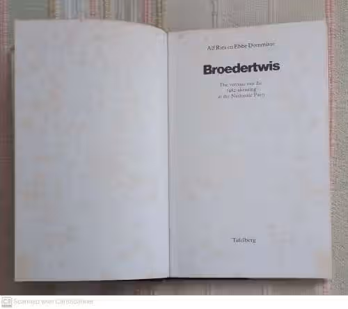 Broedertwis — Alf Ries, Ebbe Dommisse **Geteken** secondhand book