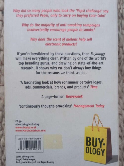 Buyology: How Everything We Believe About Why We Buy Is Wrong — Martin Lindstrom secondhand book