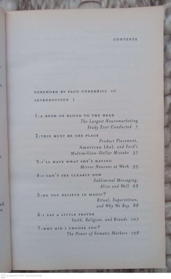 Buyology: How Everything We Believe About Why We Buy Is Wrong — Martin Lindstrom secondhand book