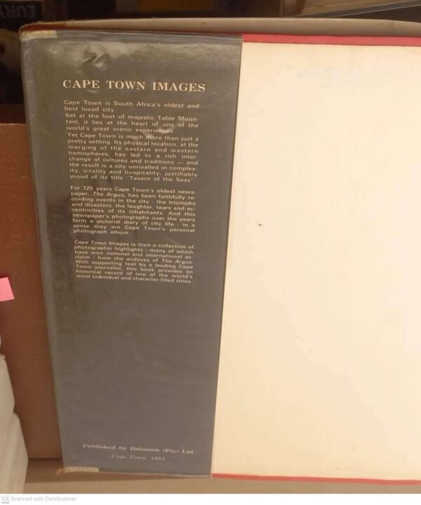 Cape Town Images3 Cape Town Images: A Collection Of Photographic Highlights From The Argus — Les Hammond secondhand book