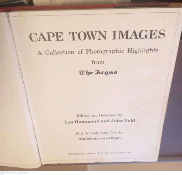 Cape Town Images5 Cape Town Images: A Collection Of Photographic Highlights From The Argus — Les Hammond secondhand book