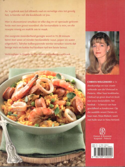 Kook Met Sewe Bestanddele – Christa Welgemoed secondhand book