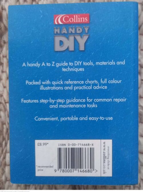 Collins Handy DIY: A Complete A To Z Guide secondhand book