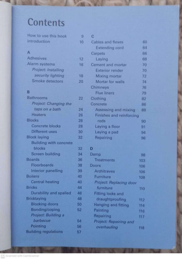 Collins Handy DIY: A Complete A To Z Guide secondhand book