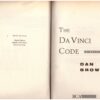 Da Vinci Code4 The Da Vinci Code – Dan Brown secondhand book