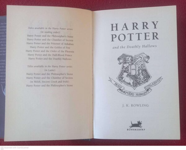 Harry Potter And The Deathly Hallows — J. K. Rowling secondhand book