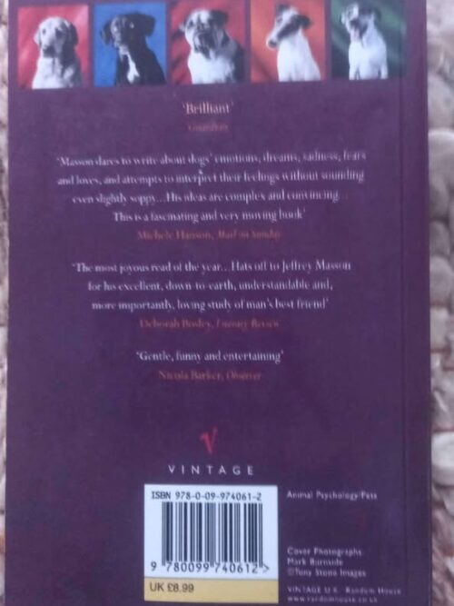 Dogs Never Lie About Love — Jeffrey Moussaieff Masson secondhand book