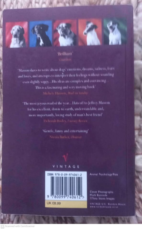 Dogs Never Lie About Love — Jeffrey Moussaieff Masson secondhand book