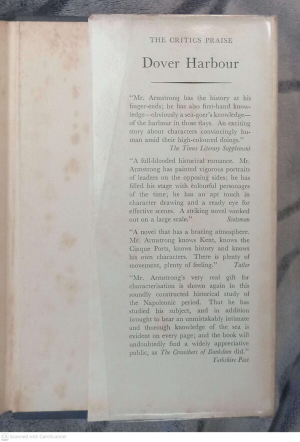 Dover Harbour — Thomas Armstrong secondhand book