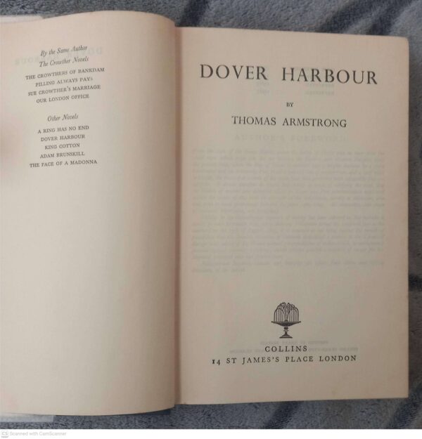 Dover Harbour — Thomas Armstrong secondhand book