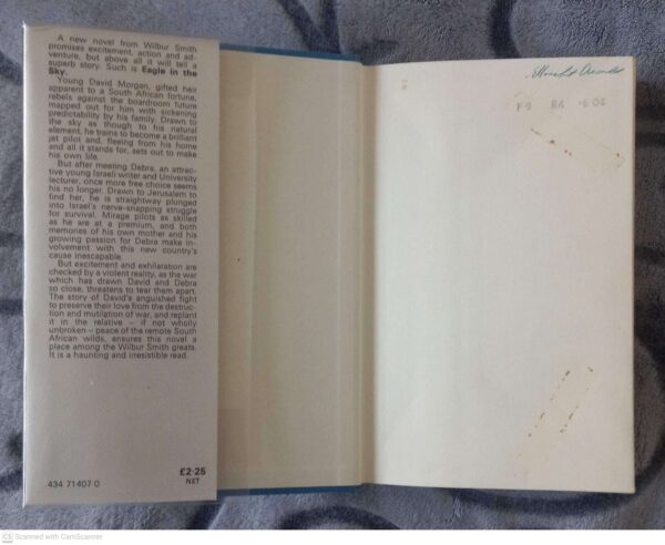 Eagle In The Sky — Wilbur Smith secondhand book
