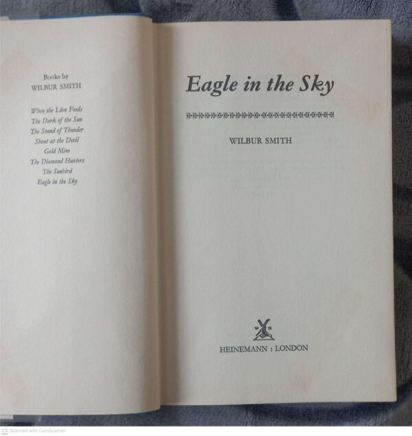 Eagle In The Sky — Wilbur Smith secondhand book