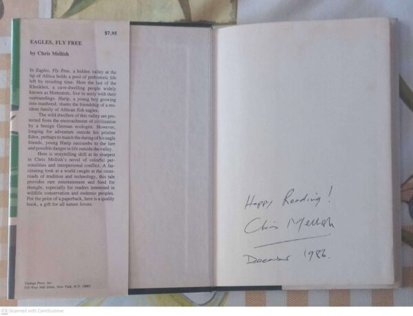 Eagles, Fly Free — Chris Mellish **SIGNED** secondhand book