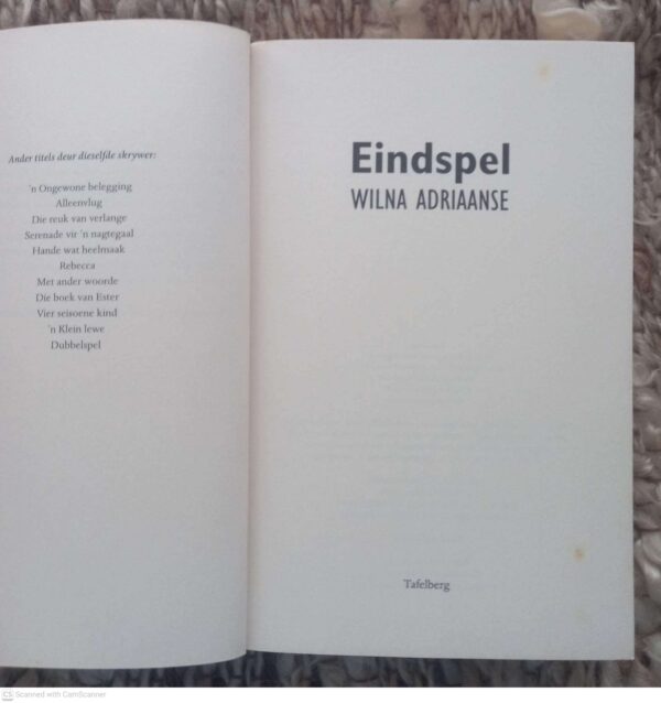 Eindspel4 Eindspel — Wilna Adriaanse secondhand book