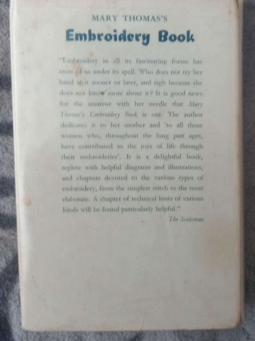 Mary Thomas’s Embroidery Book secondhand book