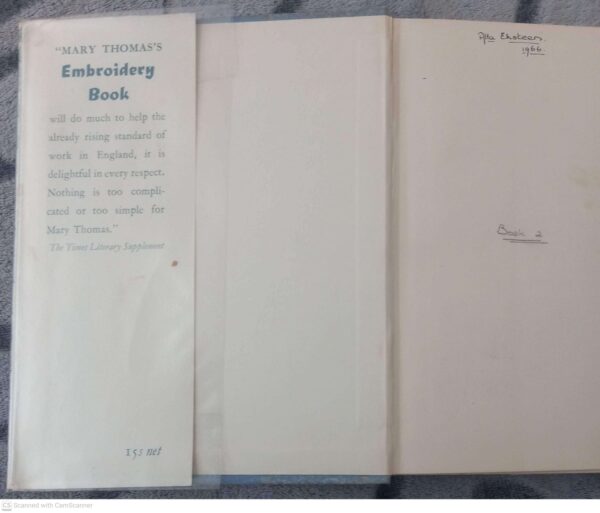 Mary Thomas’s Embroidery Book secondhand book