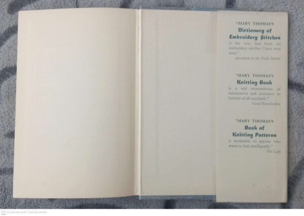 Mary Thomas’s Embroidery Book secondhand book