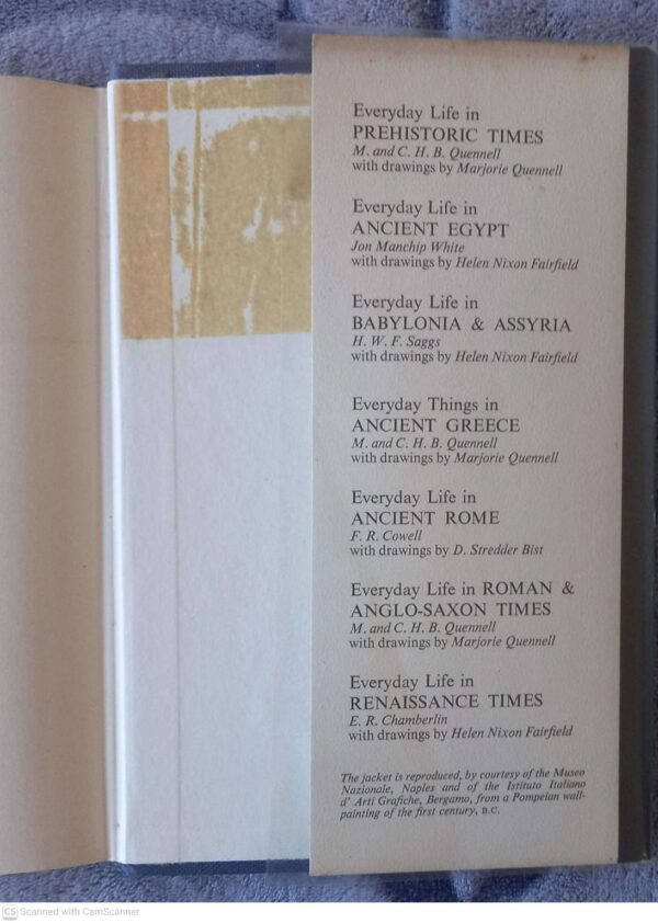 Everyday Life In Ancient Rome — F. R. Cowell secondhand book