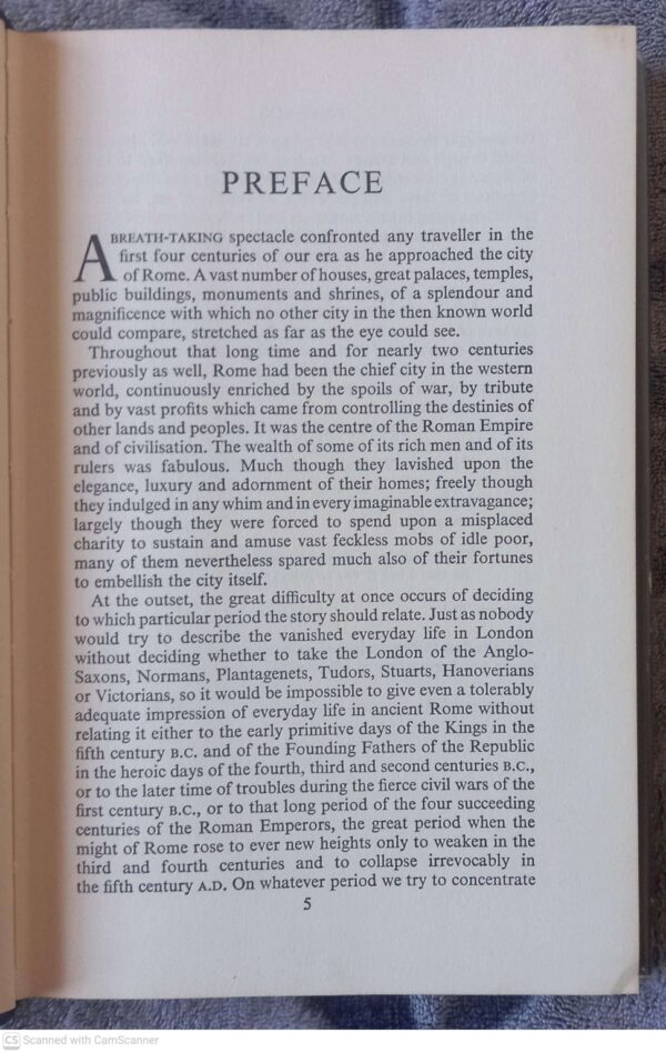 Everyday Life In Ancient Rome — F. R. Cowell secondhand book