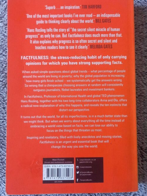 Factfulness — Hans Rosling, Ola Rosling, Anna Rosling Rönnlund secondhand book