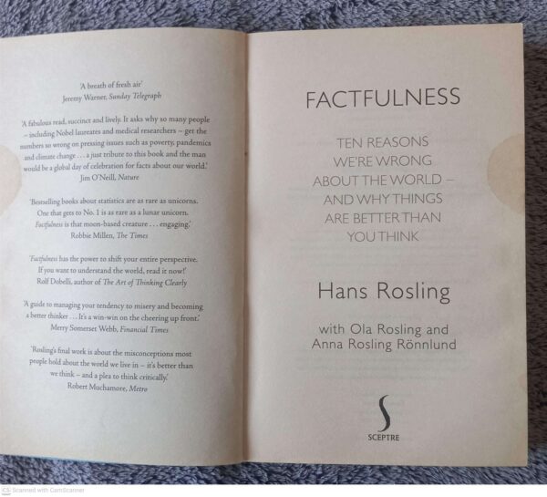 Factfulness4 Factfulness — Hans Rosling, Ola Rosling, Anna Rosling Rönnlund secondhand book