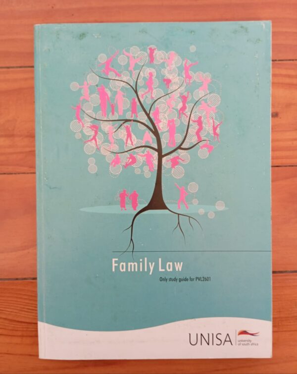 Family Law: Unisa Study Guide secondhand book