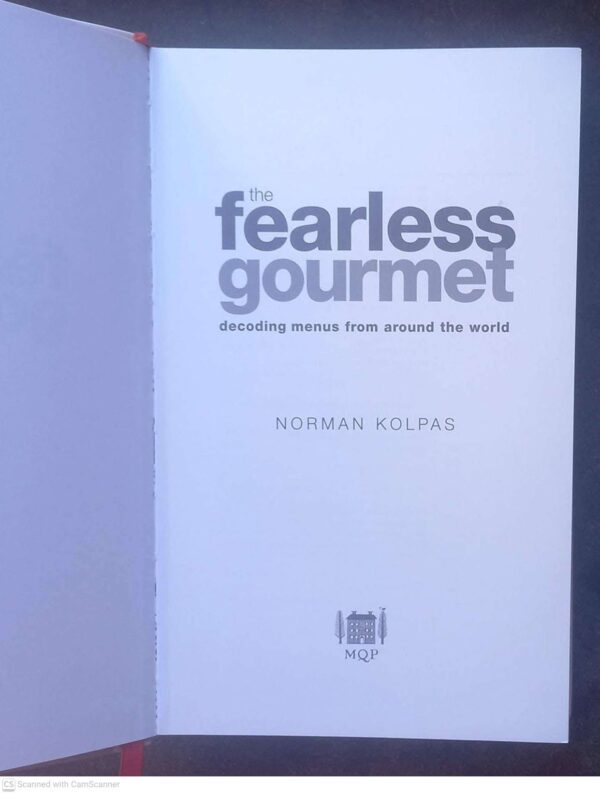 Fearless Gourmet — Norman Koplas secondhand book