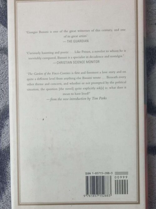 The Garden Of The Finzi-Continis — Giorgio Bassani secondhand book