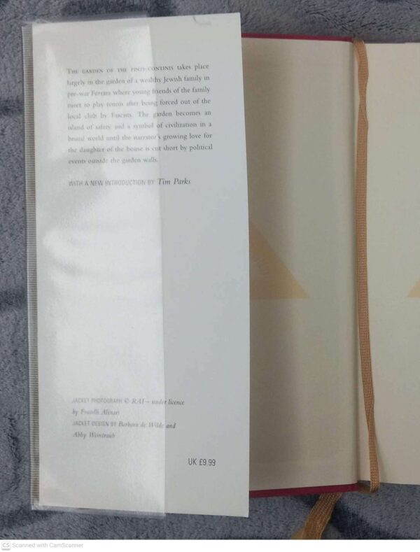 The Garden Of The Finzi-Continis — Giorgio Bassani secondhand book
