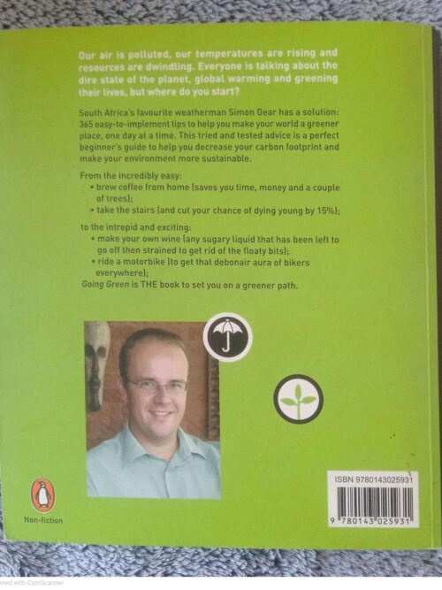 Going Green: 365 Ways To Change Our World — Simon Gear secondhand book