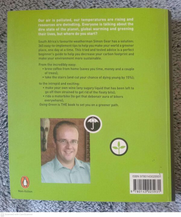 Going Green: 365 Ways To Change Our World — Simon Gear secondhand book