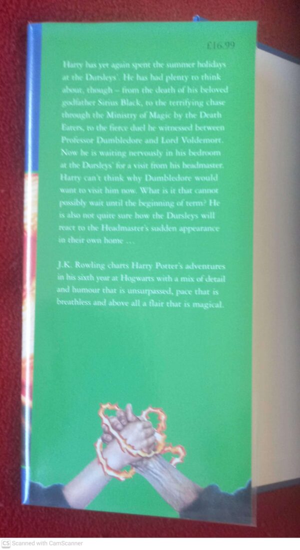 Harry Potter And The Half Blood-Prince – J. K. Rowling secondhand book