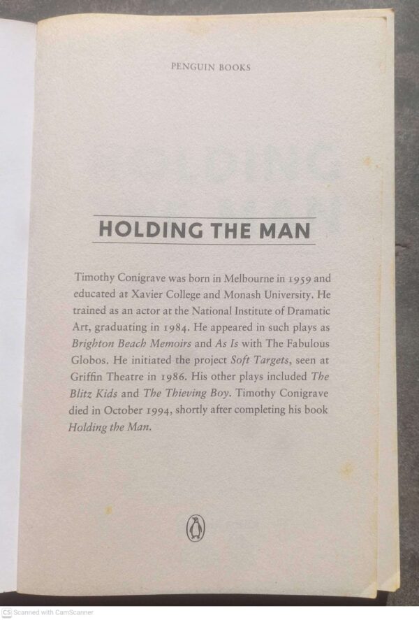 Holding The Man — Timothy Conigrave secondhand book