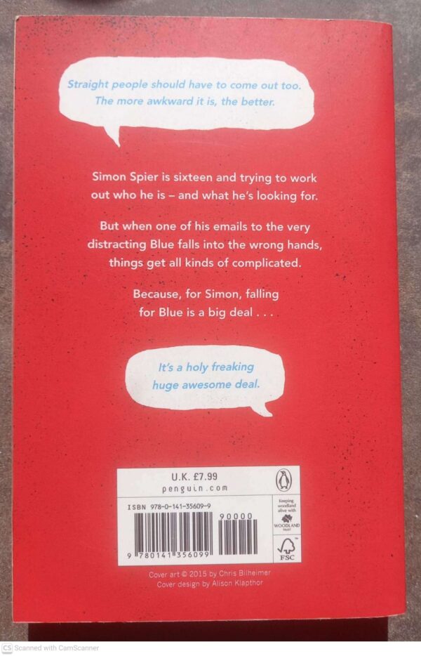 Simon Vs. The Homo Sapiens Agenda — Becky Albertalli secondhand book