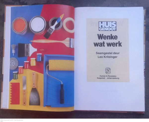 Huisgenoot wenke wat werk4 Huisgenoot Wenke Wat Werk — Leo Kritzinger secondhand book