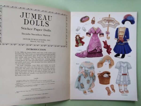 Juneau Dolls Sticker Paper Dolls (1998) – Brenda Sneathen Mattox secondhand book