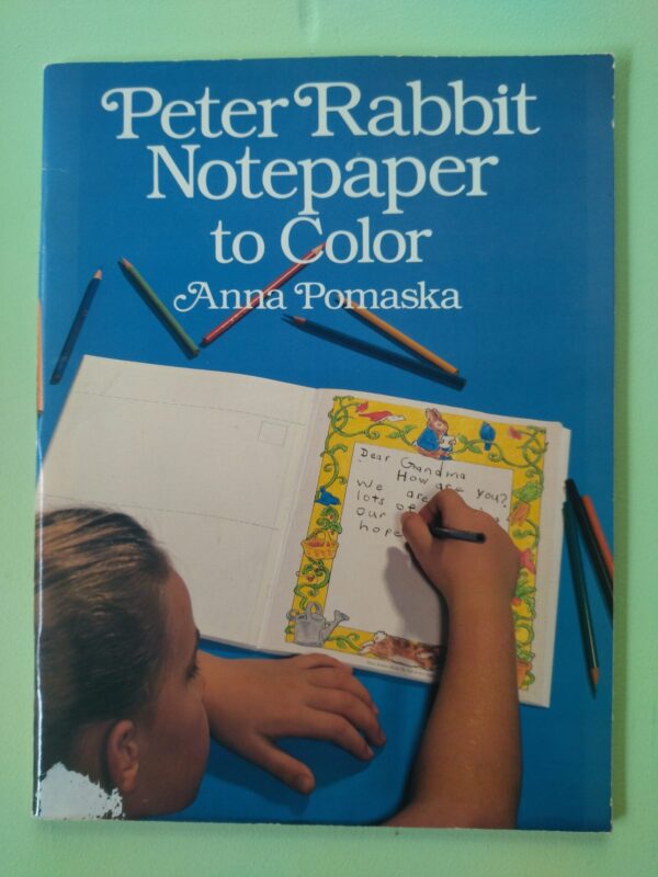 Peter Rabbit Notepaper To Color – Anna Pomaska secondhand book