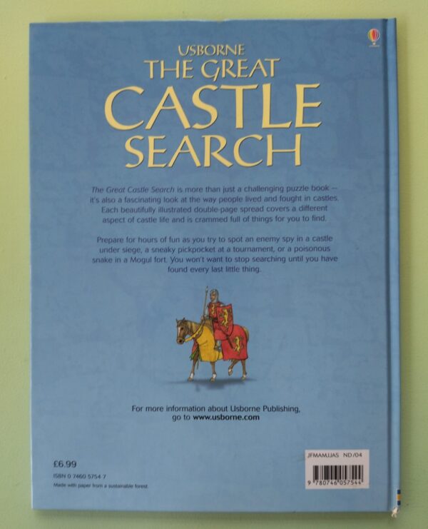 The Great Castle Search – Usborne secondhand book