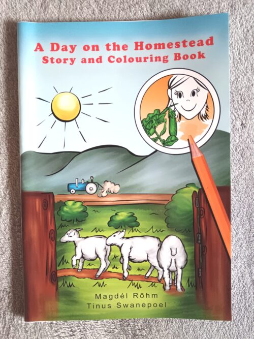A Day On The Homestead Story And Colouring Book – Magdél Röhm secondhand book