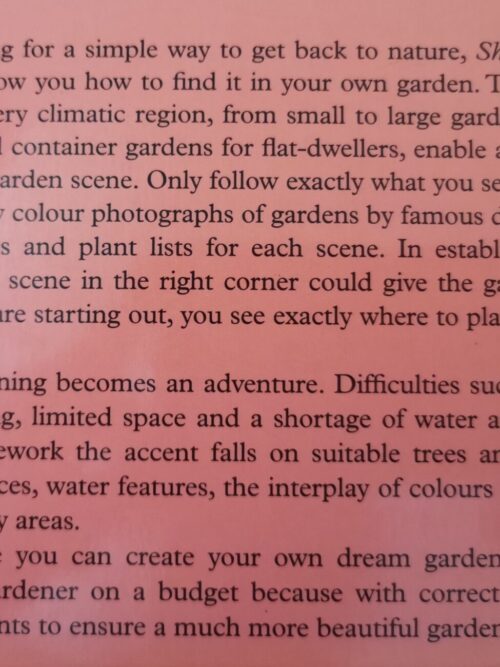 Short Cut To Easy Gardening – Marienne Uys secondhand book