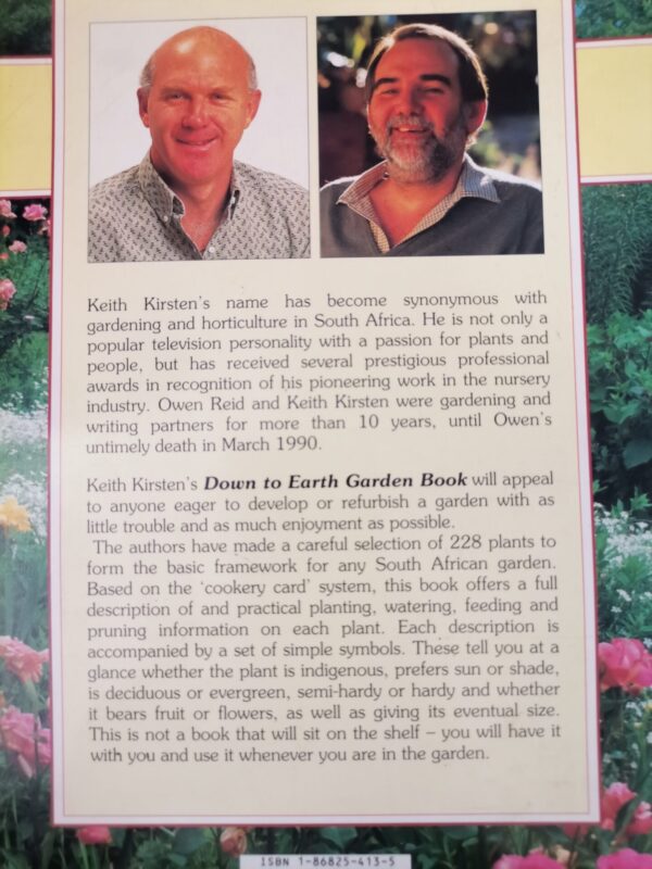 IMG_20260716_095941 Keith Kirsten’s Down to Earth Garden Book – Keith Kisten secondhand book