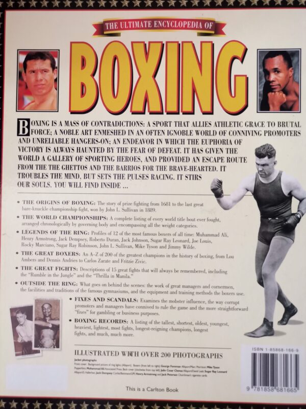 The Ultimate Encyclopedia Of Boxing – Harry Mullan secondhand book