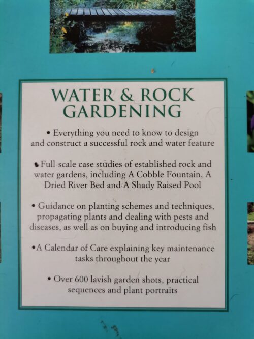 Water And Rock Gardening – Peter Robinsin secondhand book