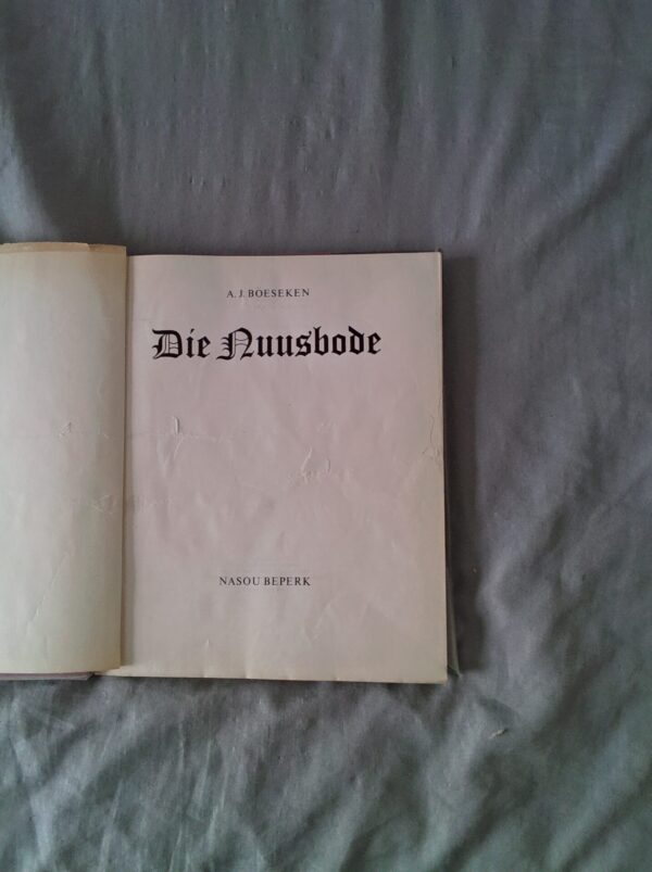 Die Nuusbode – A.J. Boeseken secondhand book