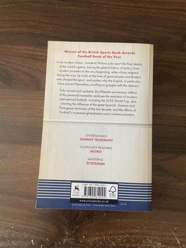 Inverting The Pyramid: The History Of Football Tactics – Jonathan Wilson secondhand book