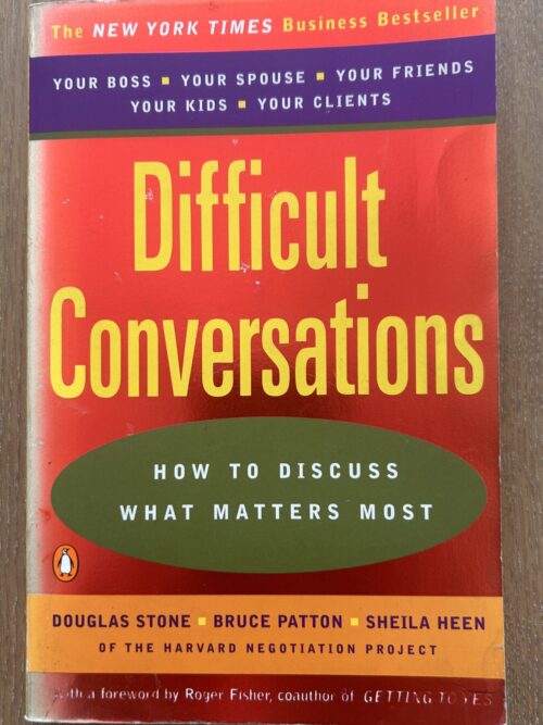 Difficult Conversations – Douglas Stone, Bruce Patton, Sheila Heen secondhand book